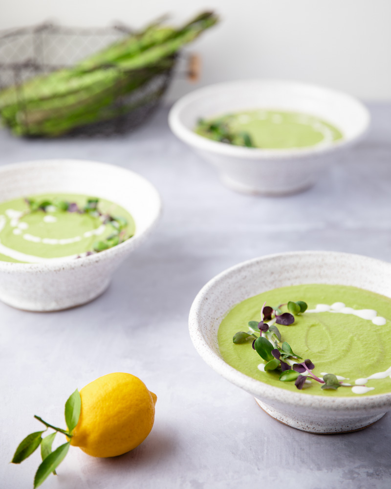 Vegan Cream of Asparagus Soup