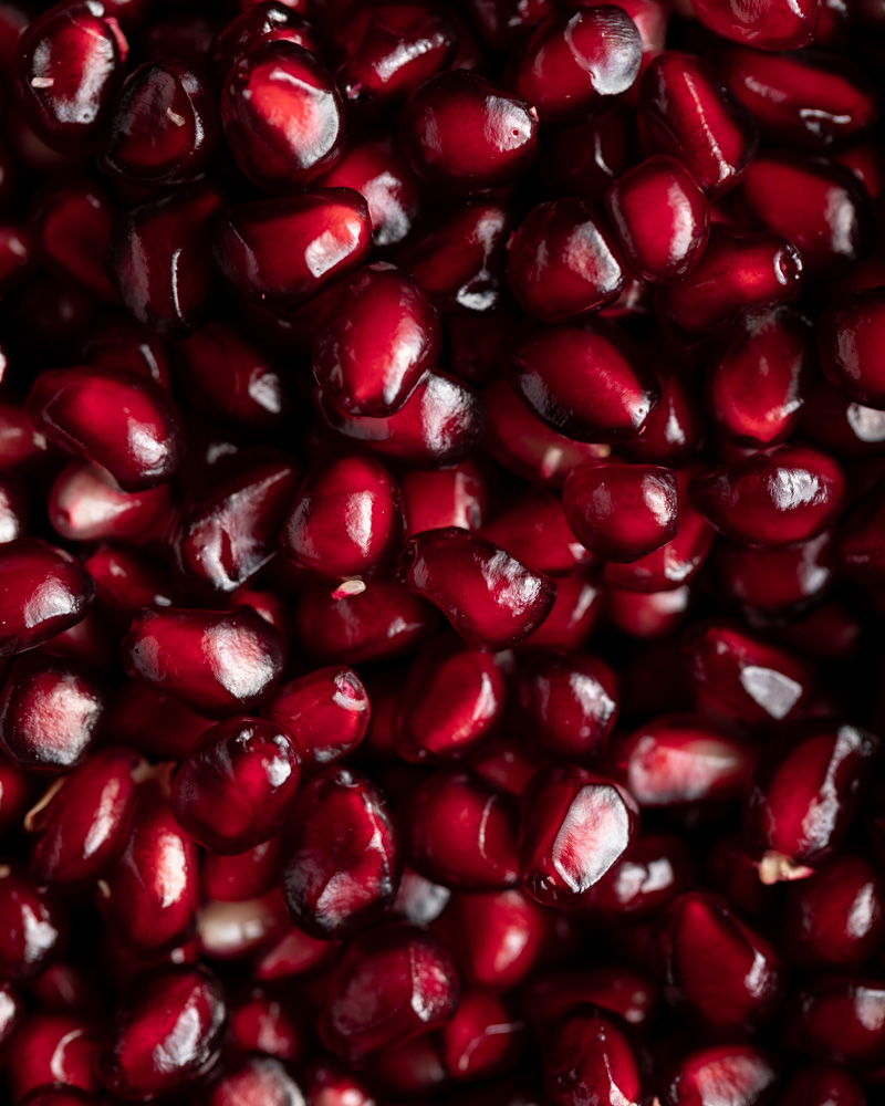 Pomegranate Seeds Closeup